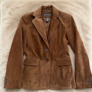 Banana Republic Brown Suede Blazer